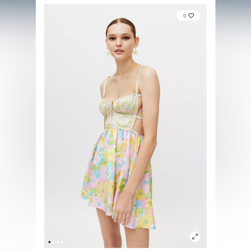 For Love And Lemons Emily backless minidress